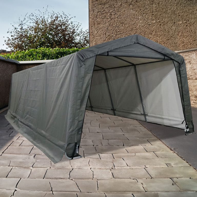 12' x 20' Lotus Populus Fabric Pop Up Portable Shed (3.65m x 6.1m)