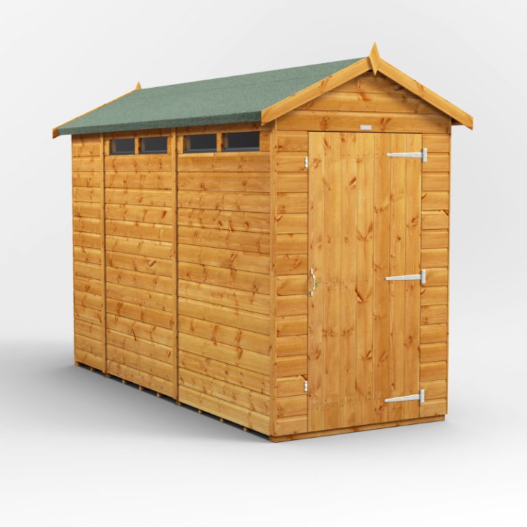Oren 10' x 4' Shiplap Modular Custom Apex Security Shed