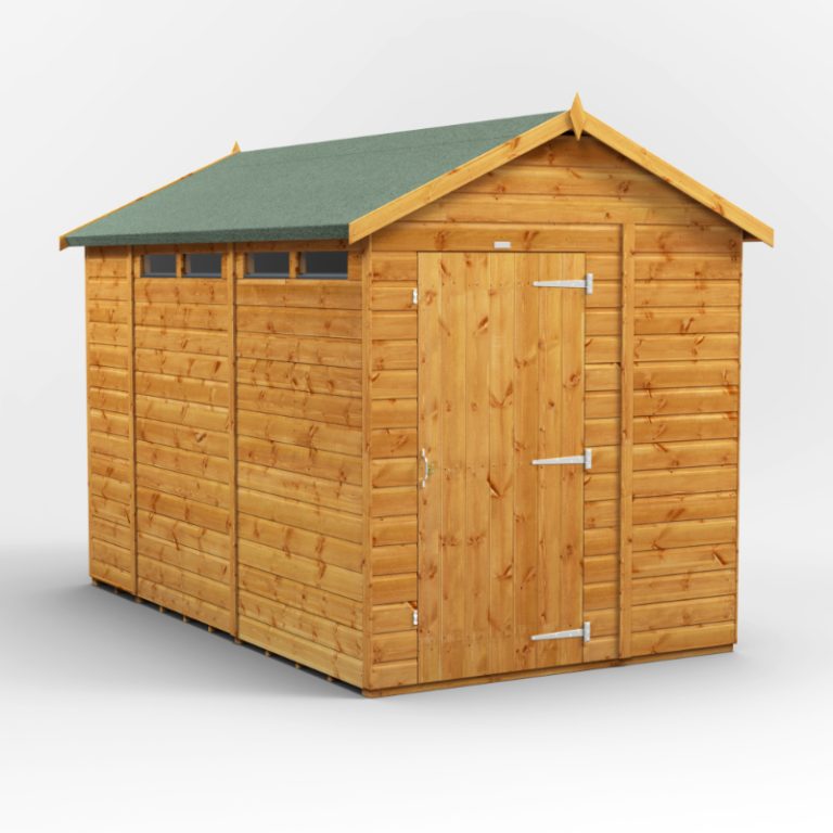 Oren 10' x 6' Shiplap Modular Custom Apex Security Shed