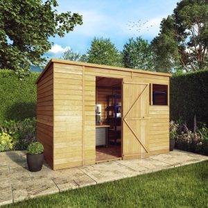 Adley 10' x 6' Overlap Modular Pent Shed
