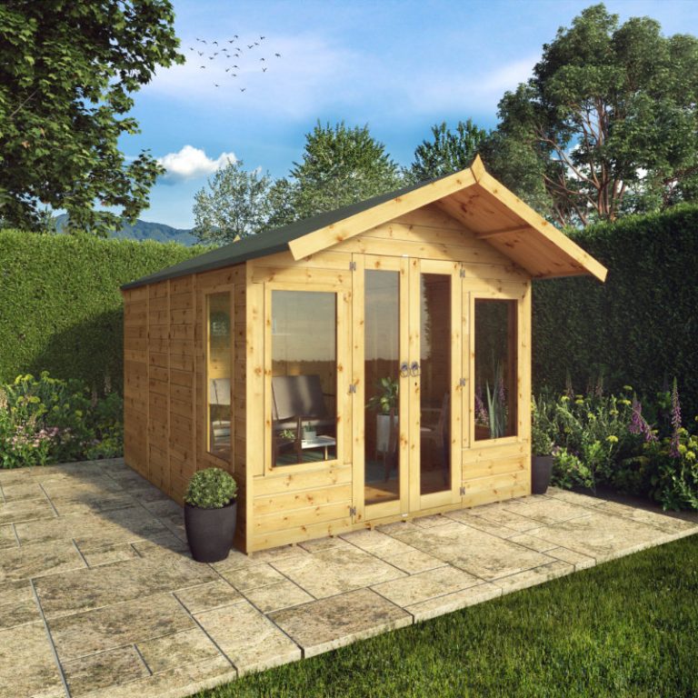Adley 10' x 8' Adderbury Summer House With 2' Overhang
