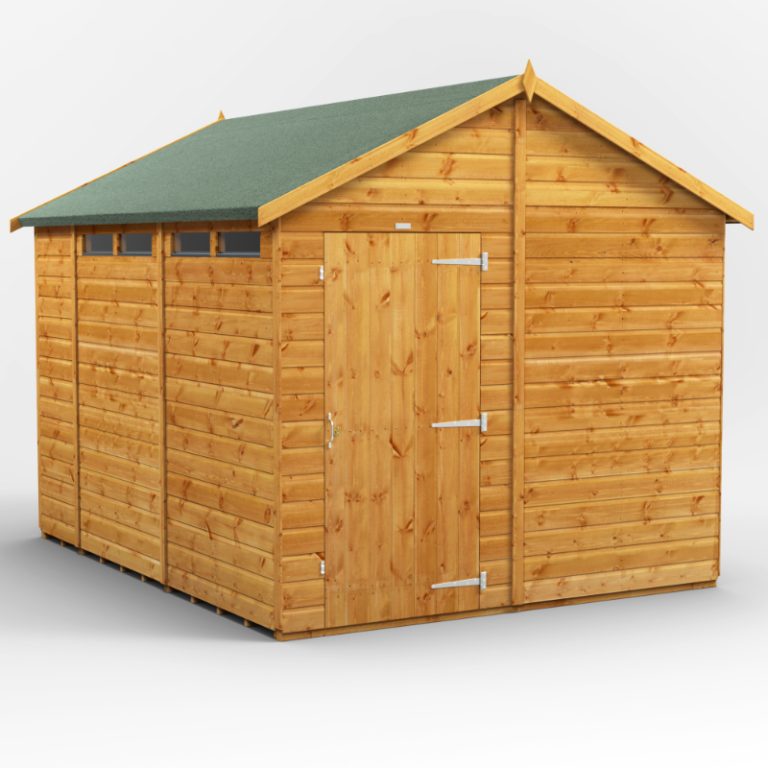 Oren 10' x 8' Shiplap Modular Custom Apex Security Shed