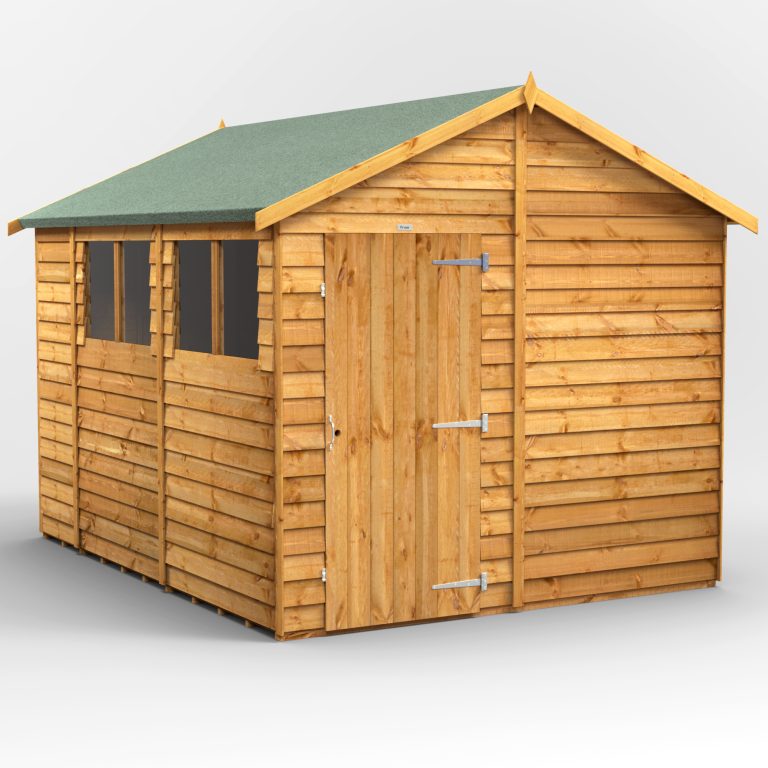 Oren 10' x 8' Overlap Modular Custom Apex Shed