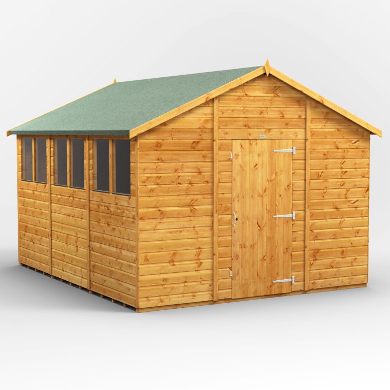 Oren 12' x 10' Shiplap Modular Custom Apex Shed