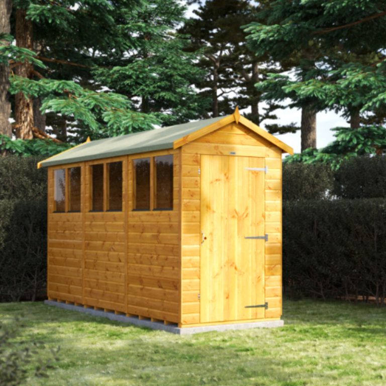 Oren 12' x 4' Shiplap Modular Custom Apex Shed