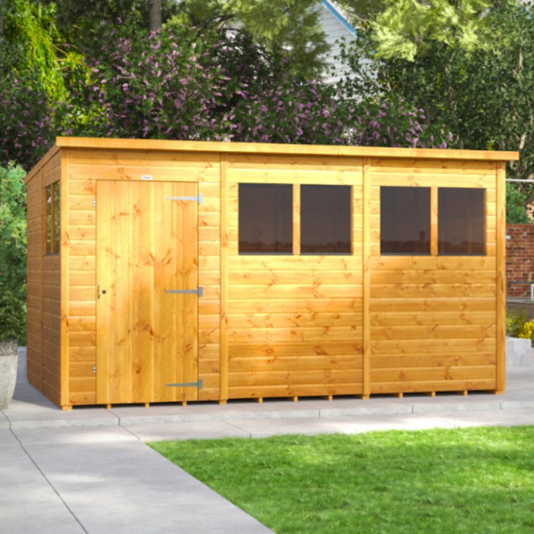 Oren 12' x 8' Shiplap Modular Custom Pent Shed