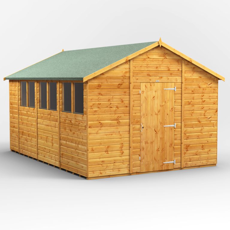 Oren 14' x 10' Shiplap Modular Custom Apex Shed