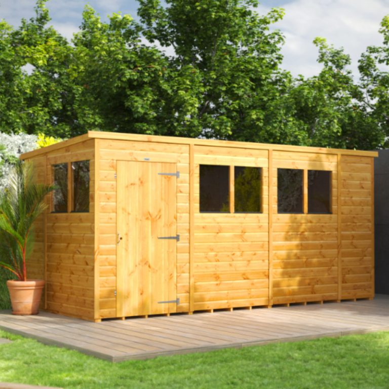 Oren 14' x 6' Shiplap Modular Custom Pent Shed