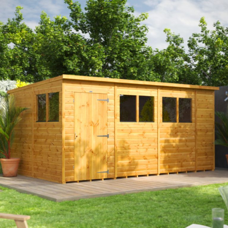 Oren 14' x 8' Shiplap Modular Custom Pent Shed