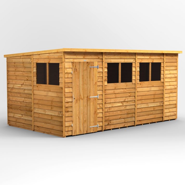 Oren 14' x 8' Overlap Modular Custom Pent Shed
