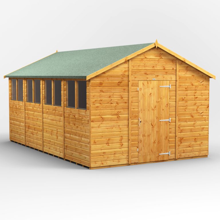 Oren 16' x 10' Shiplap Modular Custom Apex Shed