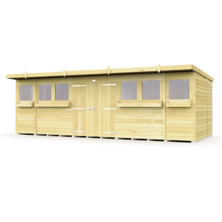 Holt 16' x 8' Handsworth Pressure Treated Summer Shed