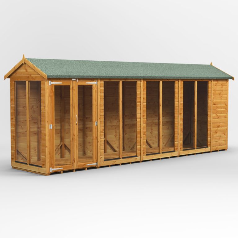 Oren 18' x 4' Shiplap Long-Room Summer House
