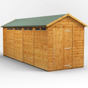 Oren 18' x 6' Shiplap Modular Custom Apex Security Shed