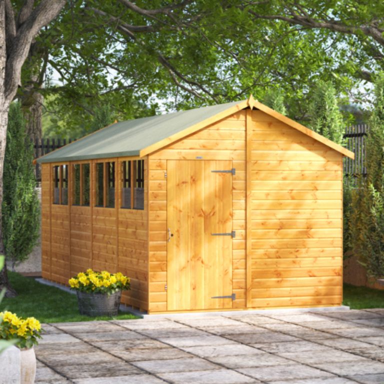 Oren 18' x 8' Shiplap Modular Custom Apex Shed