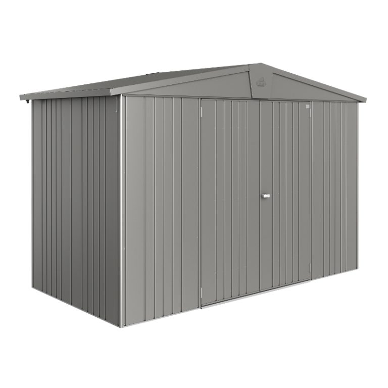 Biohort Europa Size 4A Premium Metal Shed - Quartz Grey