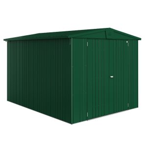 Biohort Europa Size 6 Premium Metal Shed - Dark Green