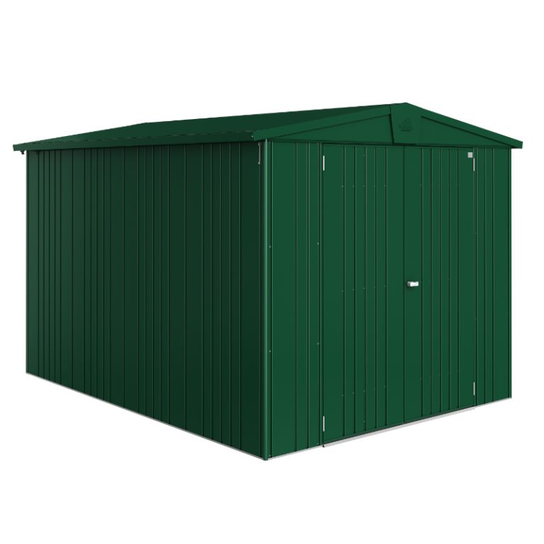 Biohort Europa Size 6 Premium Metal Shed - Dark Green