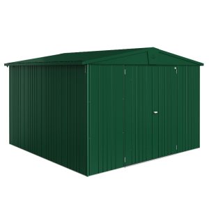 Biohort Europa Size 7 Premium Metal Shed - Dark Green