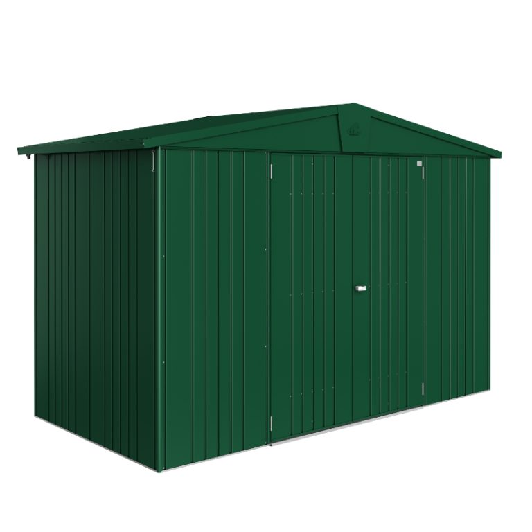 Biohort Europa Size 4A Premium Metal Shed - Dark Green