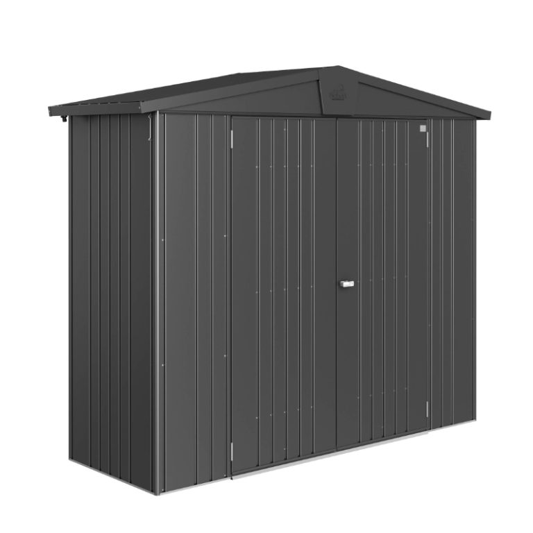 Biohort Europa Size 2A Premium Metal Shed - Dark Grey