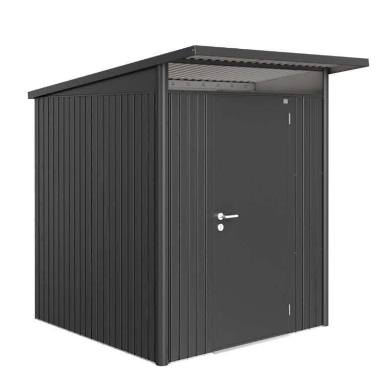 Biohort AvantGarde Size A1 Premium Metal Shed - Dark Grey