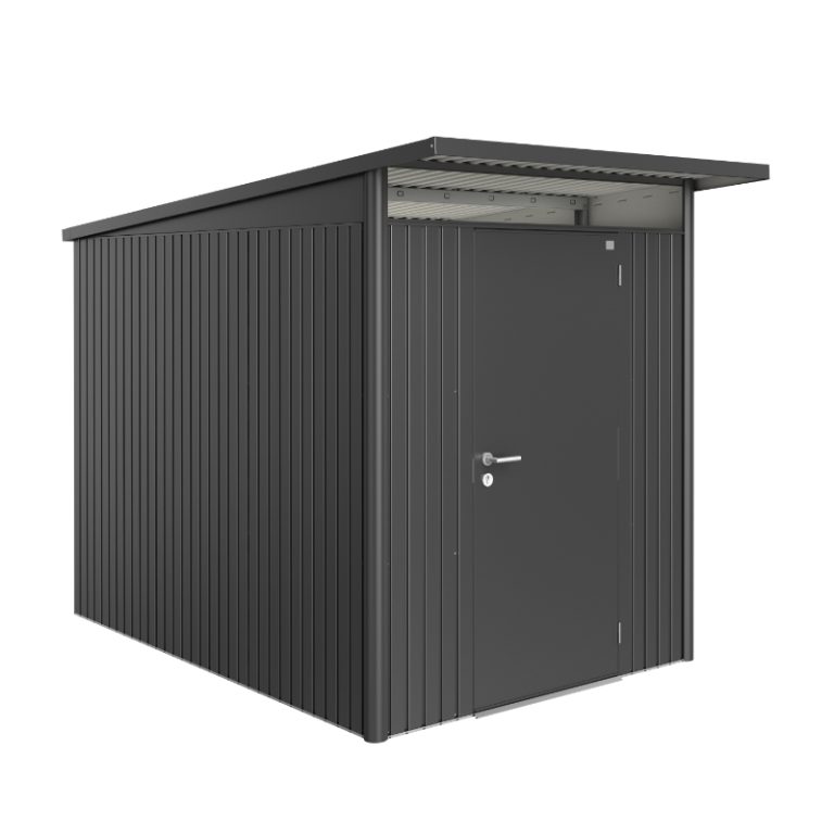 Biohort AvantGarde Size A3 Premium Metal Shed - Dark Grey