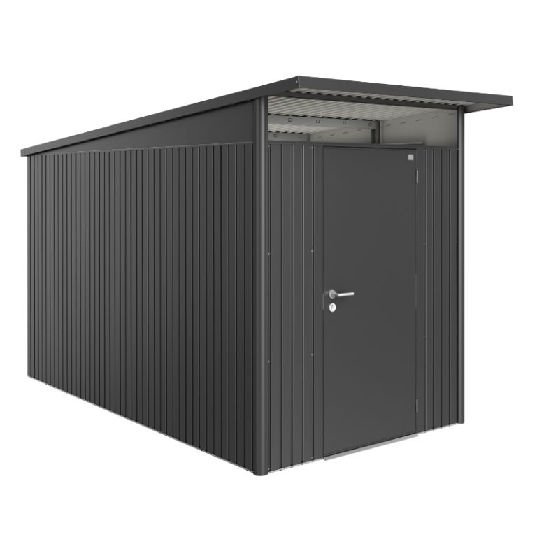 Biohort AvantGarde Size A4 Premium Metal Shed - Dark Grey