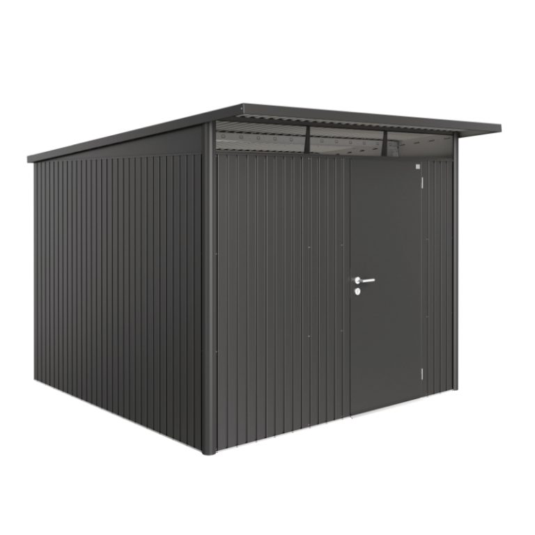 Biohort AvantGarde Size A7 Premium Metal Shed - Dark Grey