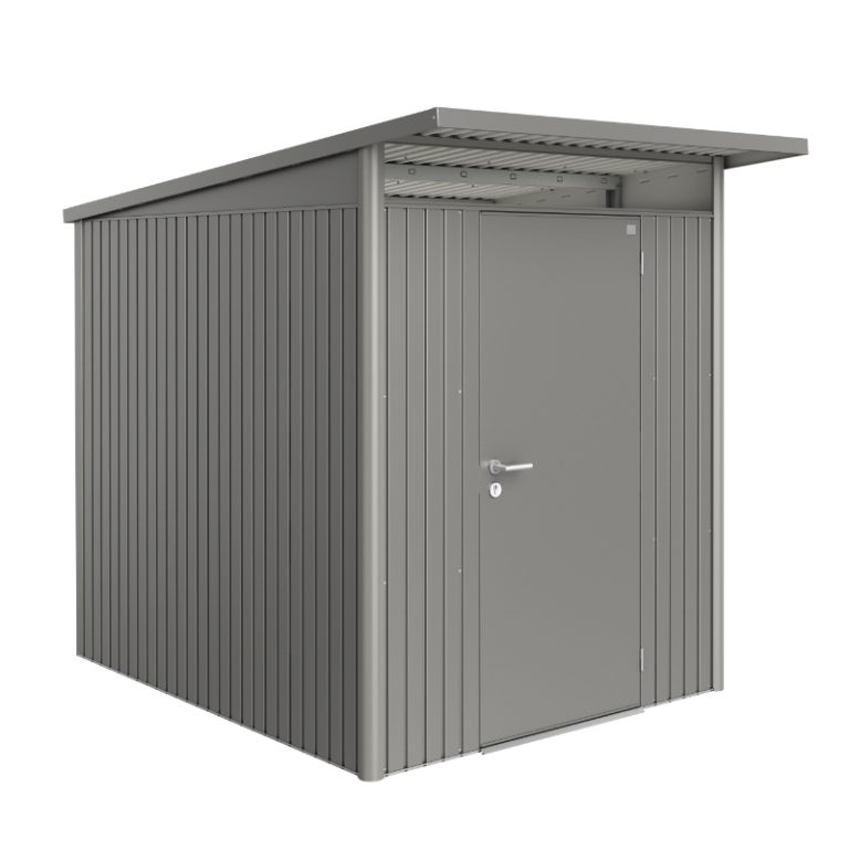 Biohort AvantGarde Size A2 Premium Metal Shed - Quartz Grey
