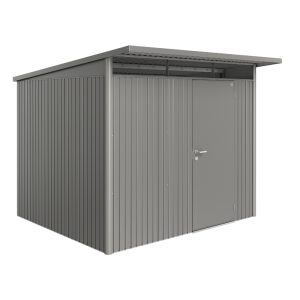 Biohort AvantGarde Size A6 Premium Metal Shed - Quartz Grey