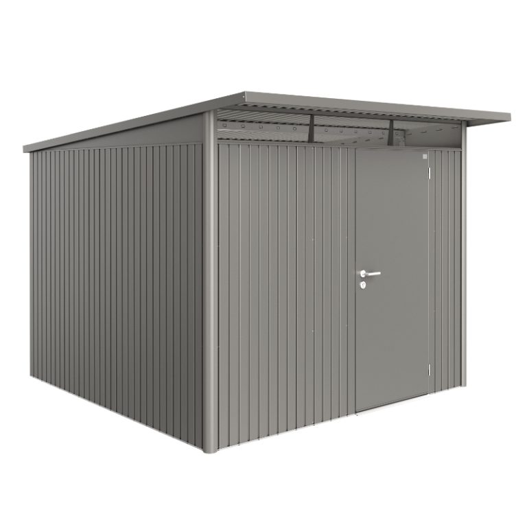 Biohort AvantGarde Size A7 Premium Metal Shed - Quartz Grey