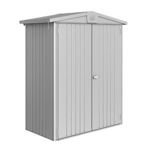 Biohort Europa Size 1 Premium Metal Shed - Silver
