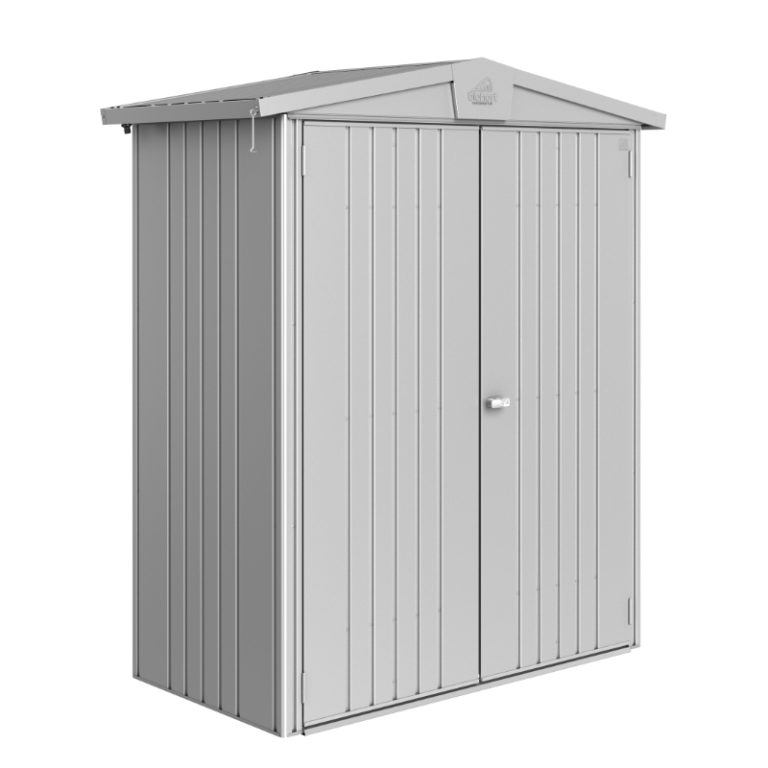 Biohort Europa Size 1 Premium Metal Shed - Silver