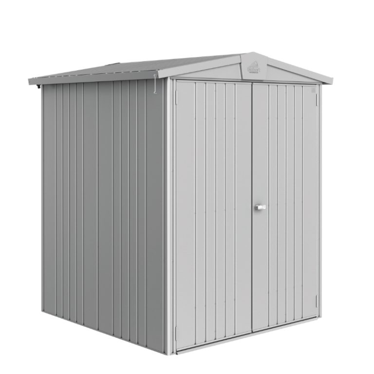 Biohort Europa Size 2 Premium Metal Shed - Silver