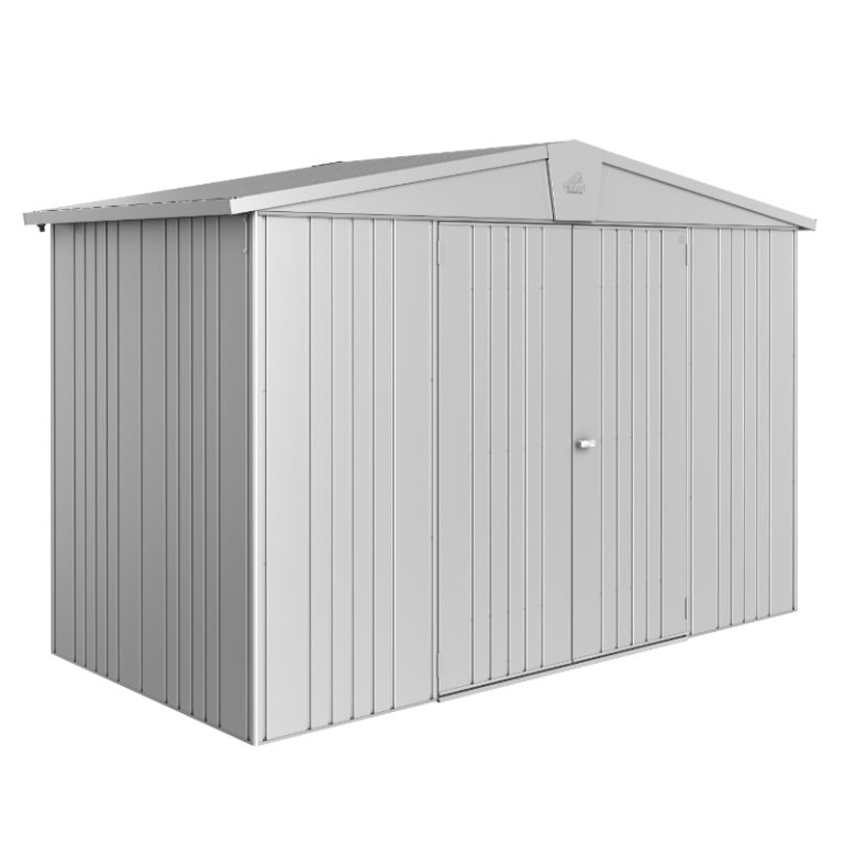Biohort Europa Size 4A Premium Metal Shed - Silver