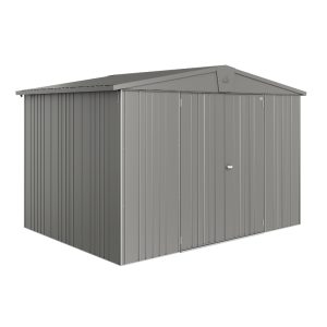 Biohort Europa Size 5 Premium Metal Shed - Quartz Grey