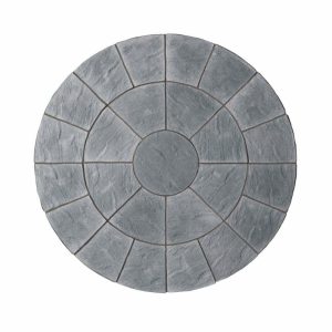 2.4mtr Abbey Paving Circle Kit - Graphite