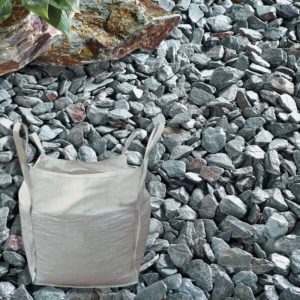 Bulk Bag 20-40mm Green Slate Chippings