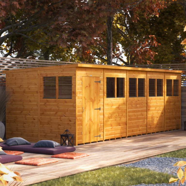 Oren 20' x 8' Shiplap Modular Custom Pent Shed