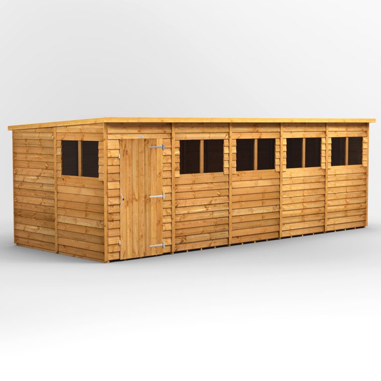 Oren 20' x 8' Overlap Modular Custom Pent Shed
