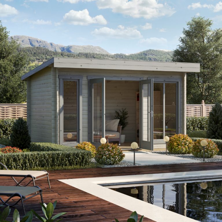 Greenway 3.2m x 4.3m Westwick Log Cabin - 34mm