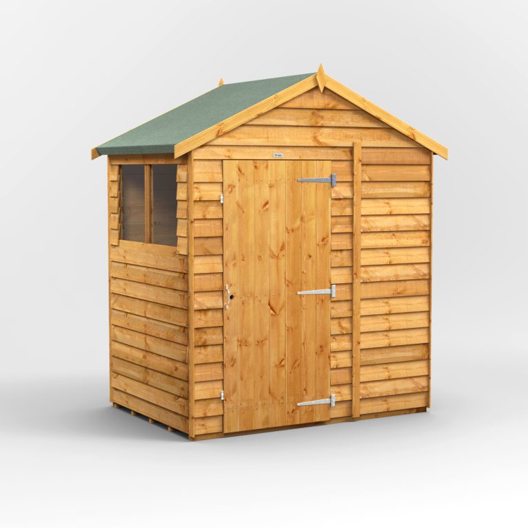 Oren 4' x 6' Overlap Modular Custom Apex Shed