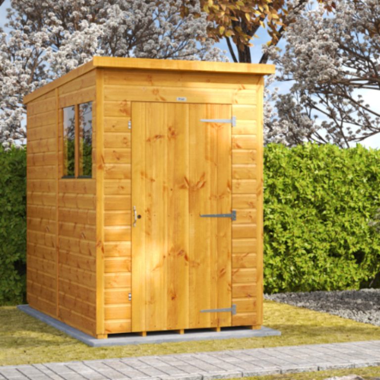 Oren 4' x 8' Shiplap Modular Custom Pent Shed
