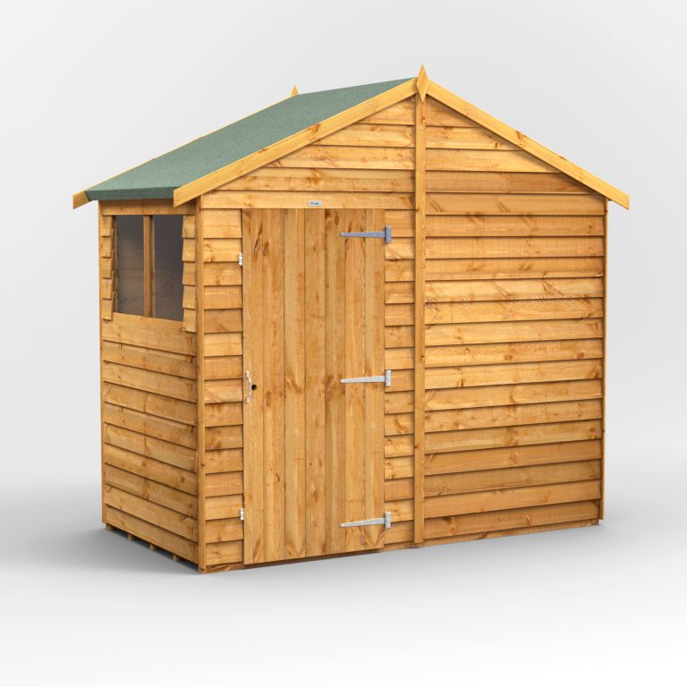 Oren 4' x 8' Overlap Modular Custom Apex Shed