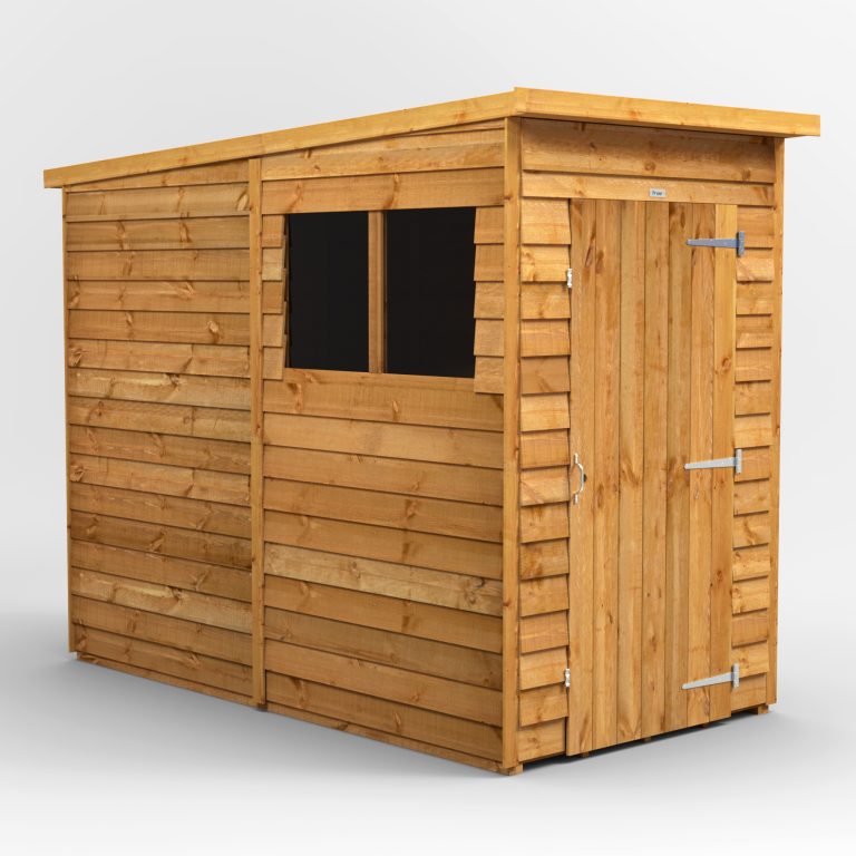 Oren 4' x 8' Overlap Modular Custom Pent Shed