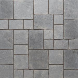 5.76m² Abbey Paving Patio Kit - Graphite