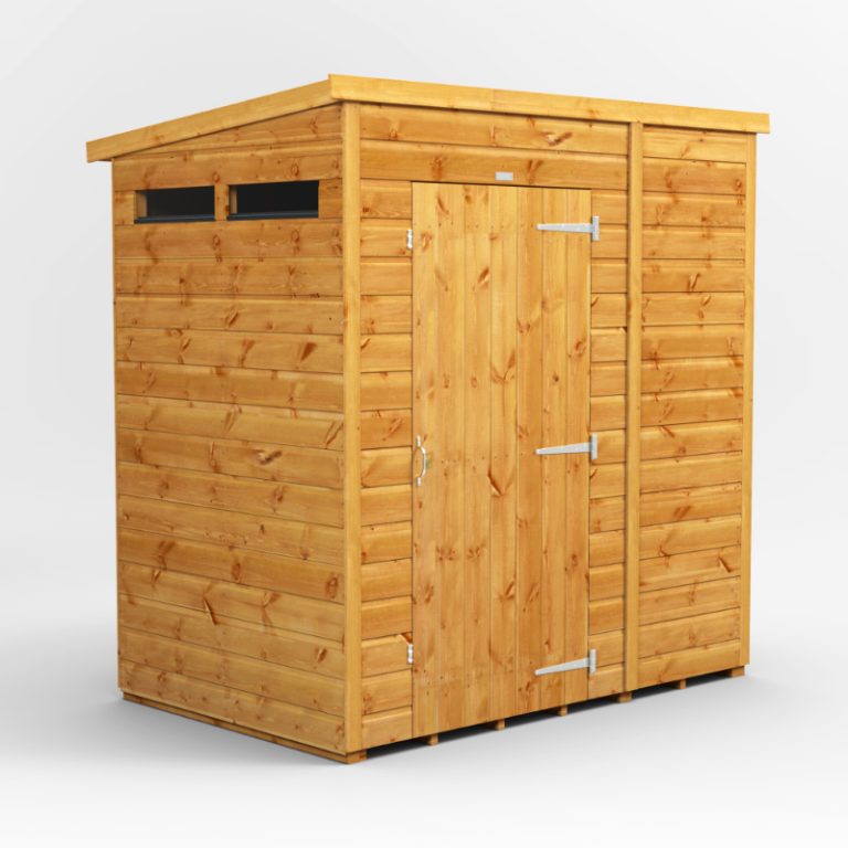 Oren 6' x 4' Shiplap Modular Custom Pent Security Shed