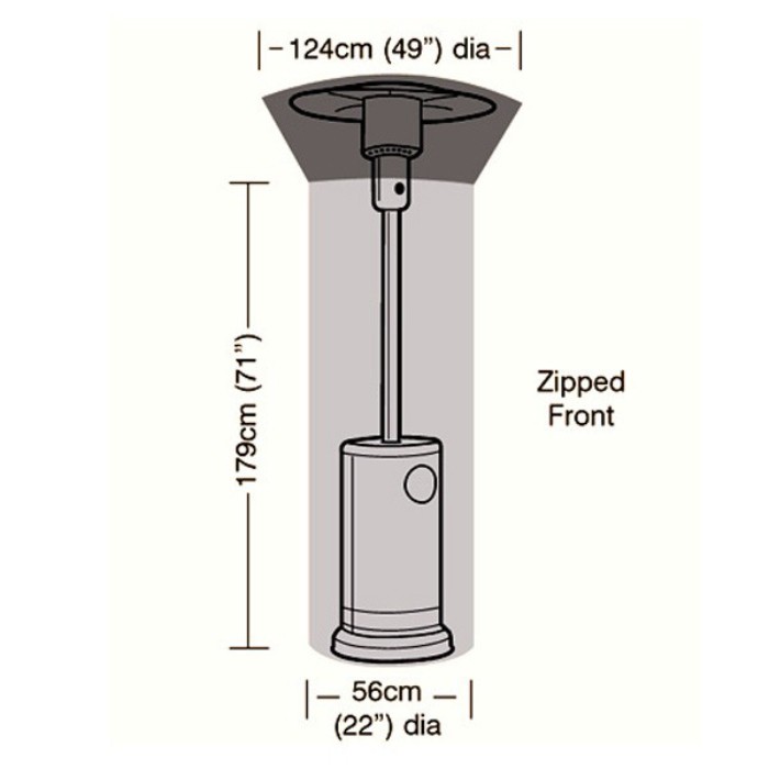 Oren Preserver - Patio Heater Cover - 179cm