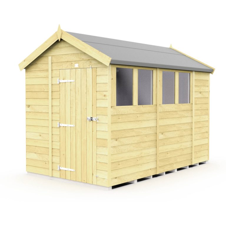 Holt 7' x 11' Pressure Treated Shiplap Modular Apex Shed
